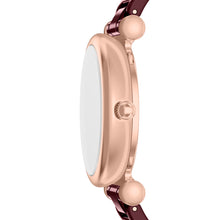 Load image into Gallery viewer, Fossil Carlie Red Analogue Watch CE1139