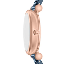 Load image into Gallery viewer, Fossil Carlie Blue Analogue Watch CE1140