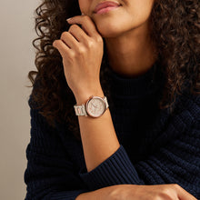 Load image into Gallery viewer, Fossil Carlie Nude Analogue Watch CE1141