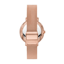 Load image into Gallery viewer, Jacqueline Three-Hand Date Rose Gold-Tone Stainless Steel Watch