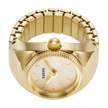 Load image into Gallery viewer, Watch Ring Two-Hand Gold-Tone Stainless Steel
