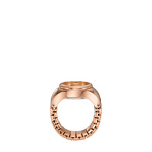 Load image into Gallery viewer, Watch Ring Two-Hand Rose Gold-Tone Stainless Steel