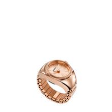 Load image into Gallery viewer, Watch Ring Two-Hand Rose Gold-Tone Stainless Steel