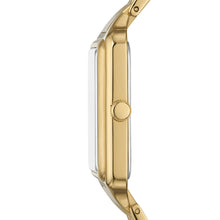Load image into Gallery viewer, Raquel Three-Hand Date Gold-Tone Stainless Steel Watch