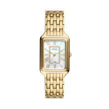 Load image into Gallery viewer, Raquel Three-Hand Date Gold-Tone Stainless Steel Watch