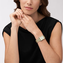 Load image into Gallery viewer, Raquel Three-Hand Date Two-Tone Stainless Steel Watch