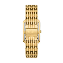 Load image into Gallery viewer, Raquel Three-Hand Date Gold-Tone Stainless Steel Watch