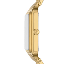 Load image into Gallery viewer, Raquel Three-Hand Date Gold-Tone Stainless Steel Watch