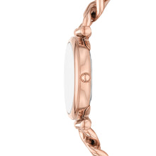 Load image into Gallery viewer, Carlie Three-Hand Rose Gold-Tone Stainless Steel Watch and Bracelet Set