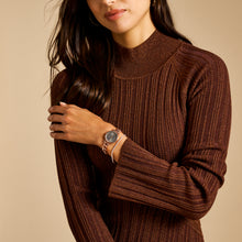 Load image into Gallery viewer, Carlie Three-Hand Rose Gold-Tone Stainless Steel Watch and Bracelet Set