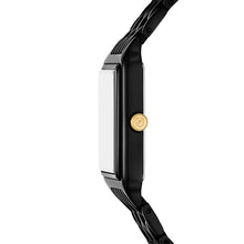 Load image into Gallery viewer, Raquel Three-Hand Date Black Stainless Steel Watch