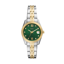 Load image into Gallery viewer, Scarlette Three-Hand Date Two-Tone Stainless Steel Watch