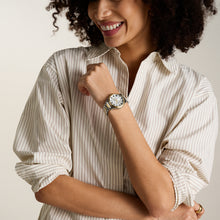 Load image into Gallery viewer, Gilmore Three-Hand Date Two-Tone Stainless Steel Watch