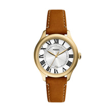 Load image into Gallery viewer, Gilmore Three-Hand Date Medium Brown Leather Watch