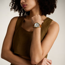 Load image into Gallery viewer, Gilmore Three-Hand Date Medium Brown Leather Watch
