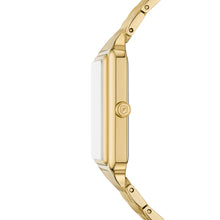 Load image into Gallery viewer, Raquel Sun Moon Multifunction Gold-Tone Stainless Steel Watch