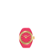 Load image into Gallery viewer, Watch Ring Two-Hand Pink Stainless Steel