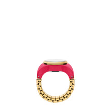 Load image into Gallery viewer, Watch Ring Two-Hand Pink Stainless Steel
