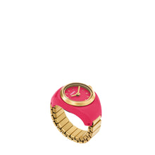 Load image into Gallery viewer, Watch Ring Two-Hand Pink Stainless Steel