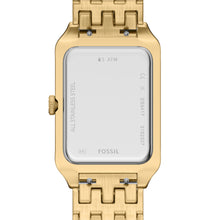 Load image into Gallery viewer, Raquel Three-Hand Date Gold-Tone Stainless Steel Watch