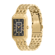 Load image into Gallery viewer, Raquel Three-Hand Date Gold-Tone Stainless Steel Watch