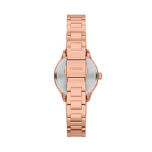 Load image into Gallery viewer, Gilmore Three-Hand Rose Gold-Tone Stainless Steel Watch