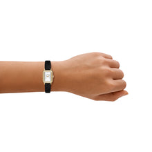 Load image into Gallery viewer, Raquel Two-Hand Black Velvet Watch