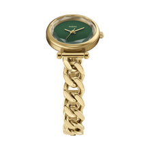 Load image into Gallery viewer, Carlie Three-Hand Gold-Tone Stainless Steel Watch