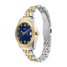 Load image into Gallery viewer, Scarlette Three-Hand Two-Tone Stainless Steel Watch
