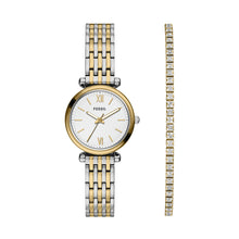 Load image into Gallery viewer, Carlie Three-Hand Two-Tone Stainless Steel Watch