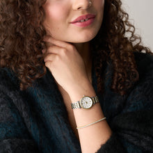 Load image into Gallery viewer, Carlie Three-Hand Two-Tone Stainless Steel Watch