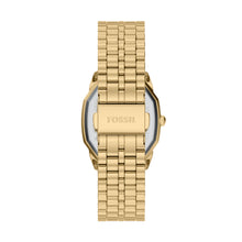Load image into Gallery viewer, Harlow Three-Hand Gold-Tone Stainless Steel Watch