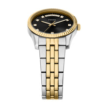 Load image into Gallery viewer, Scarlette Three-Hand Day-Date Two-Tone Stainless Steel Watch