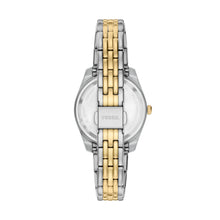 Load image into Gallery viewer, Scarlette Three-Hand Date Two-Tone Stainless Steel Watch