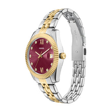 Load image into Gallery viewer, Scarlette Three-Hand Date Two-Tone Stainless Steel Watch