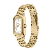 Load image into Gallery viewer, Raquel Three-Hand Gold-Tone Stainless Steel Watch
