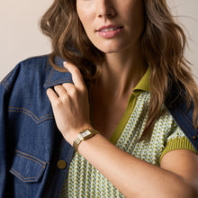 Load image into Gallery viewer, Raquel Three-Hand Gold-Tone Stainless Steel Watch