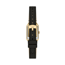 Load image into Gallery viewer, Raquel Three-Hand Black Leather Watch