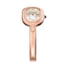 Load image into Gallery viewer, Sloan Three-Hand Rose Gold-Tone Stainless Steel Watch Bangle