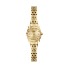 Load image into Gallery viewer, Scarlette Mini Three-Hand Gold-Tone Stainless Steel Watch