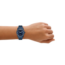 Load image into Gallery viewer, Scarlette Three-Hand Navy Stainless Steel Watch