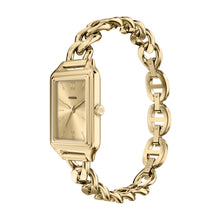 Load image into Gallery viewer, Raquel Three-Hand Gold-Tone Stainless Steel Watch