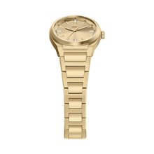 Load image into Gallery viewer, Everett Three-Hand Gold-Tone Stainless Steel Watch