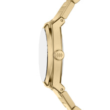 Load image into Gallery viewer, Everett Three-Hand Gold-Tone Stainless Steel Watch
