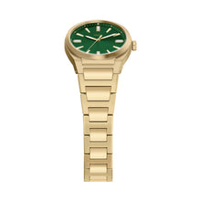 Load image into Gallery viewer, Everett Three-Hand Gold-Tone Stainless Steel Watch