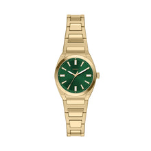 Load image into Gallery viewer, Everett Three-Hand Gold-Tone Stainless Steel Watch