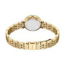 Load image into Gallery viewer, Jacqueline Three-Hand Gold-Tone Stainless Steel Watch