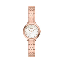 Load image into Gallery viewer, Jacqueline Three-Hand Rose Gold-Tone Stainless Steel Watch