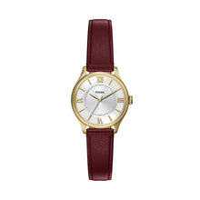 Load image into Gallery viewer, Gilmore 28mm Three-Hand Red Leather Watch