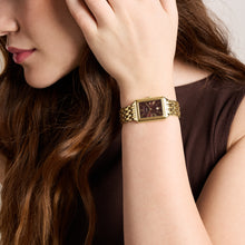Load image into Gallery viewer, Raquel 23mm Three-Hand Date Gold-Tone Stainless Steel Watch